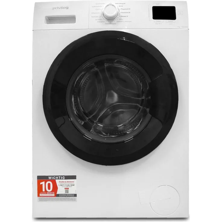 Privileg PWF 774A MY TIME DE, Waschmaschine mit 7 kg Fassungsvermögen, Energieeffizienzklasse A, Invertermotor, Mehrfachwasserschutz Plus und Antifleckensystem