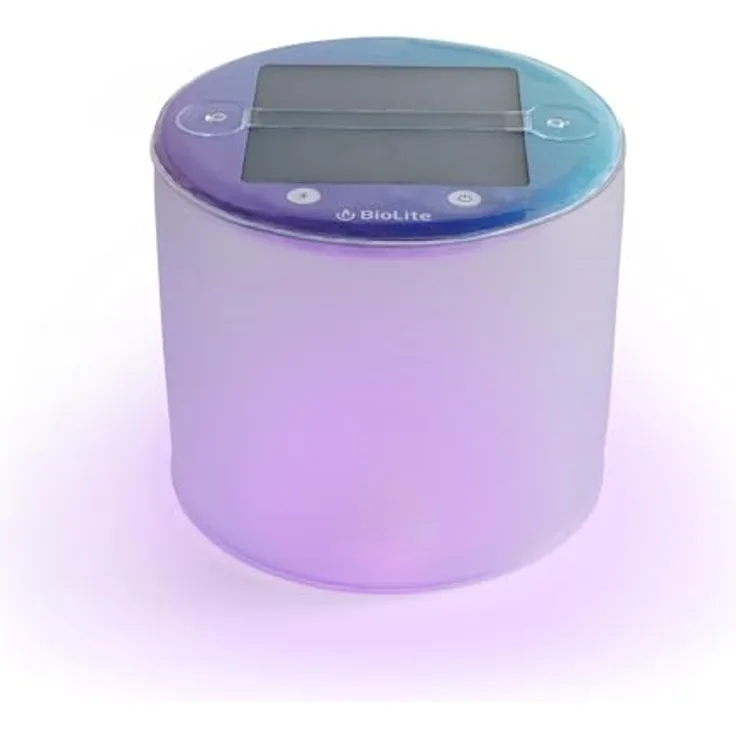 BioLite Luci Original Color, solarbetriebene aufblasbare Laterne mit 75 Lumen und bis zu 24 Stunden Betriebsdauer, mehrfarbig