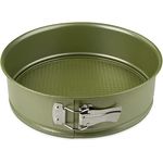 Zenker Springform Ø 26 cm mit hohem Rand aus der Serie Green Vision - Ressourcenschonende und klimaneutrale Backform - 26er Kuchenbackform mit veganer Antihaftbeschichtung