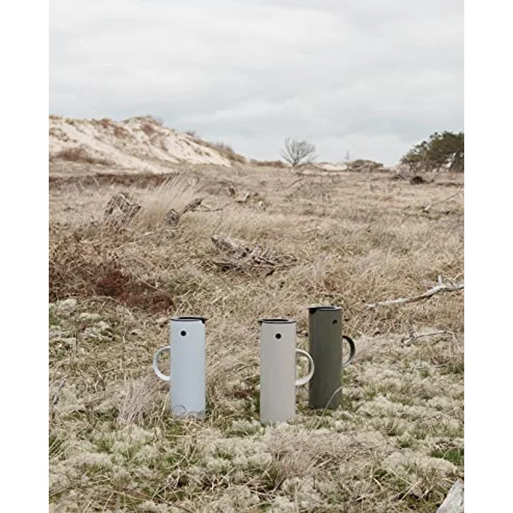 Stelton EM 77 Isolierkanne, Kunststoff, Grau, 1 Liter – Bild 4