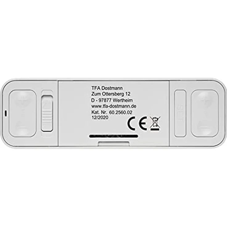 TFA Dostmann Funk-Wecker Twist, 60.2560.02, einstellbare Snooze-Dauer, umdrehbares Display, modern, weiß – Bild 3