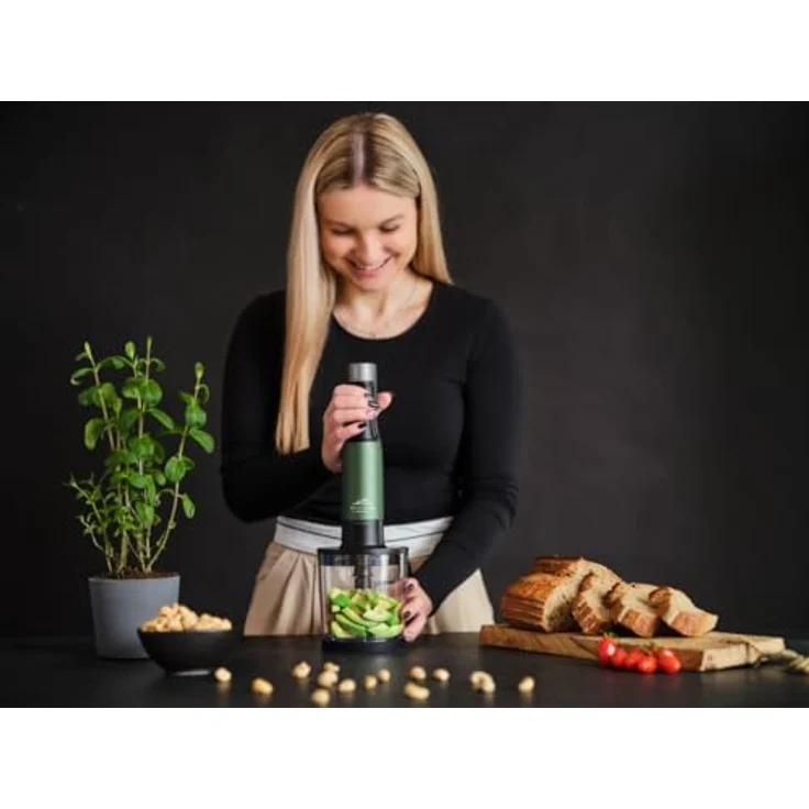 eta Stabmixer ETA321990030, 1000 W, mit 9-stufiger Geschwindigkeitsregulierung und Edelstahlmessern, schwarz – Bild 4