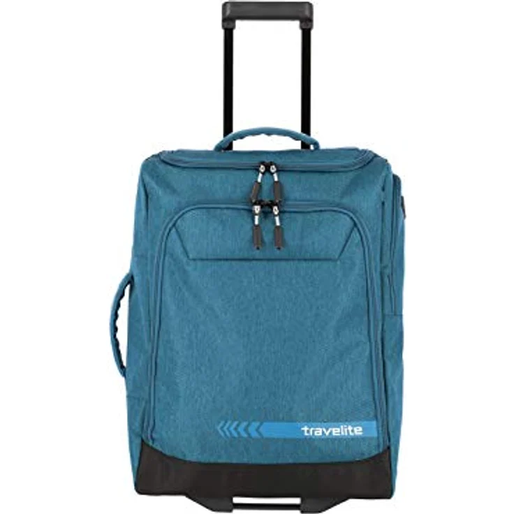travelite Trolley Reisetasche Größe S Handgepäck, Gepäck Serie KICK OFF: Praktische Reisetasche mit Rollen für Urlaub und Sport, 55 cm, 44 Liter – Bild 2