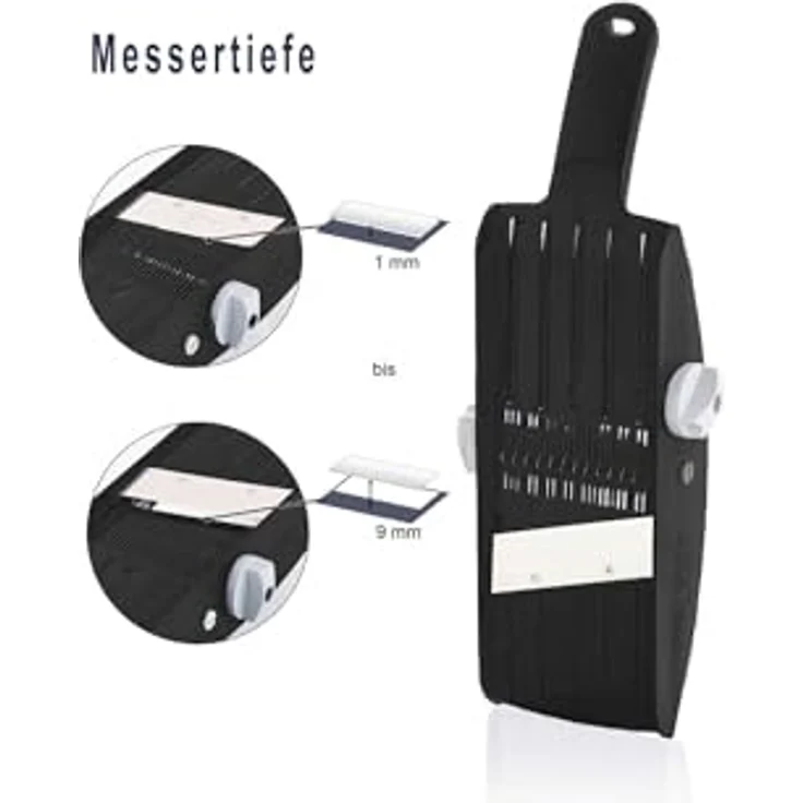 TNS TNS 3000 GEMÜSEHOBEL Multireibe, All-in-One Küchengerät für 32 verschiedene Schnitte, Schwarz-Grau: Tests, Infos & Preisvergleich