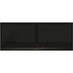 Siemens EX275HXC1E iQ700, Smartes Induktionskochfeld, 90 cm, Schwarz, Mit Rahmen aufliegend, varioInduktion, TouchSlider, Bratensensor Pro - Braten ohne Anbrenngefahr