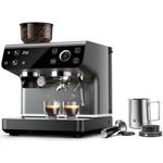 WMF Espresso Pro Siebträgermaschine, Doppel-Thermoblock Technologie, integrierte Kaffeewaage, Touch-Display, 60 Mahlgrade