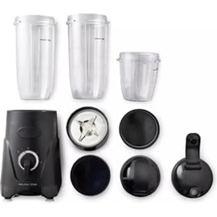 Betty Bossi MixFIT Smoothie Maker 25999, Leistungsstarker Standmixer mit 3 BPA-freien To-Go Bechern, 380 Watt, kompakt und auslaufsicher – Bild 5