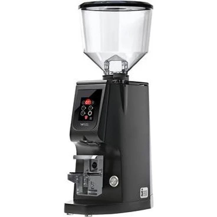 Eureka Atom W 65, Automatischer Grinder mit Silent-Technologie, stufenloser Mahlgradeinstellung, mattschwarz