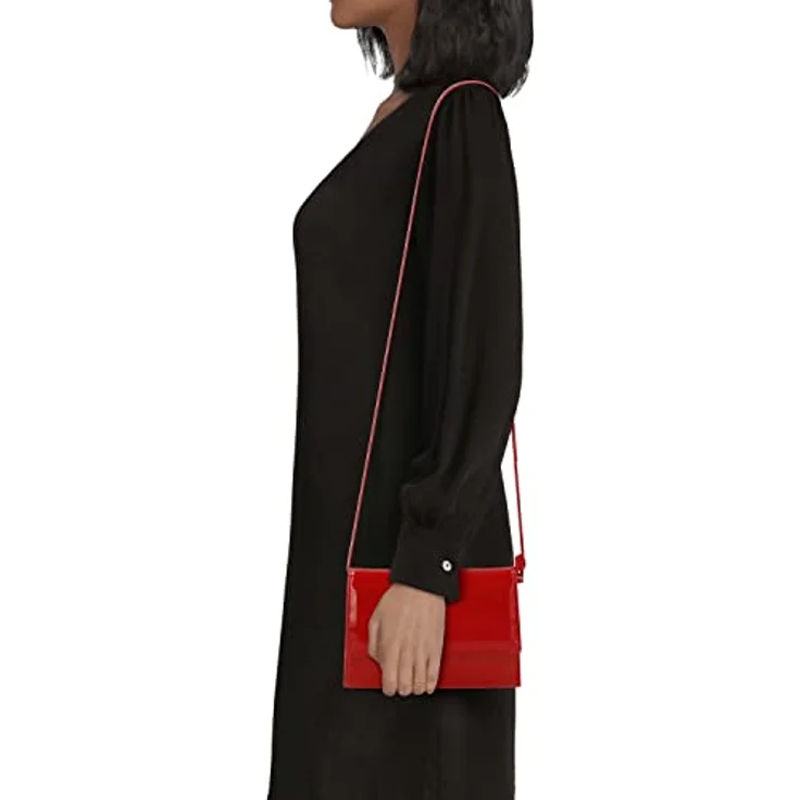 Picard Umhängetasche Auguri, Leder, abnehmbarer Trageriemen, ideal als Clutch, schwarz – Bild 7