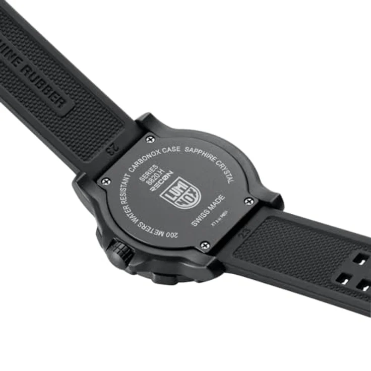 Luminox Herrenuhr Recon Point Man Heritage mit 2 Bändern XL.8825.H.SET, schwarz, Antireflex-Saphirglas – Bild 2