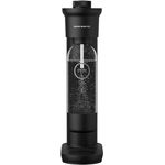 GROHE Blue Fizz - Wassersprudler (3 einstellbare CO2 Stufen, ohne CO2 Flasche, 1x 0,85l Wasserflasche + Reinigungspulver), schwarz