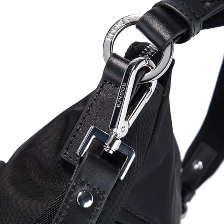 Bogner Klosters Schultertasche, 35 cm, schwarz, 100% Nylon, 35 x 13 x 27.5 cm – Bild 5