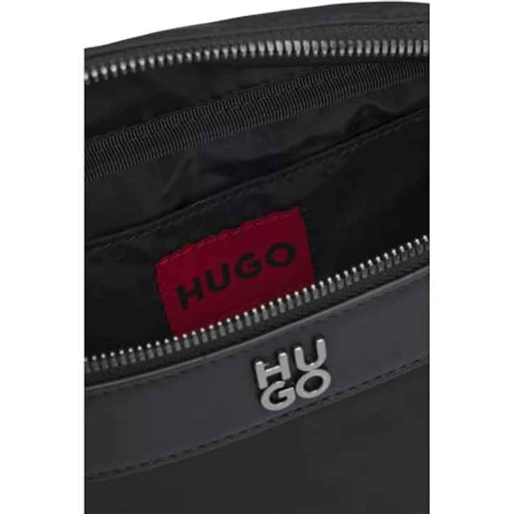 Hugo Quantic Gürteltasche 28 cm, schwarz, 100% Polyester, kompakte Umhängetasche – Bild 4