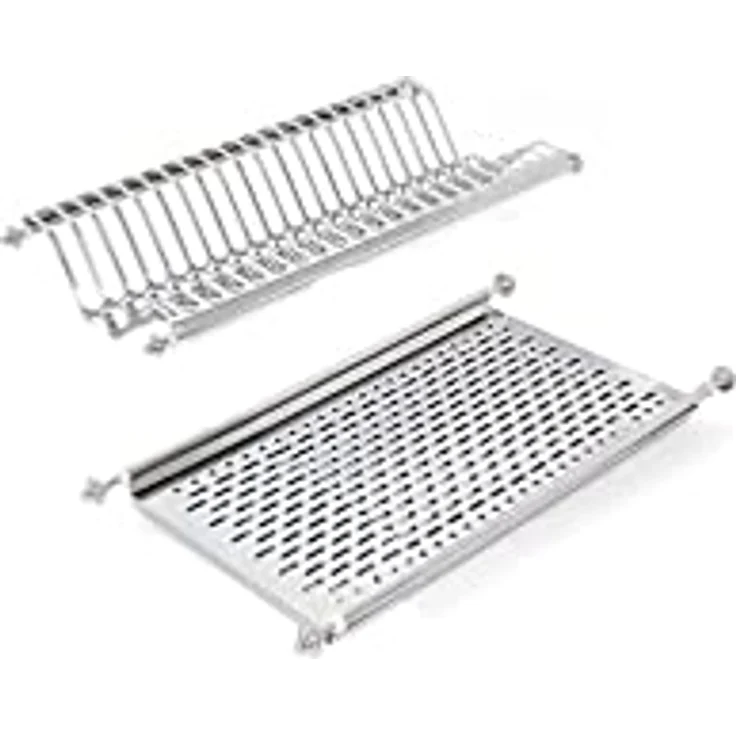Emuca 8929765 Abtropfsystem für das Geschirr. Hergestellt in Edelstahl. Schranktiefe 60cm – Bild 2