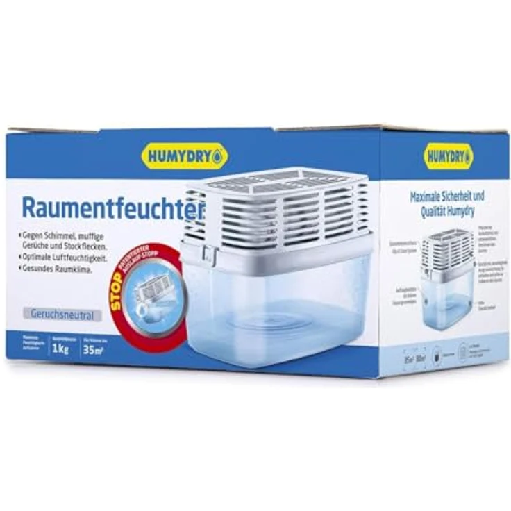 Humydry Luftentfeuchter Premium 1000g, 28100C6 - Ideal für Räume bis 80m³ (35m²) – Bild 2
