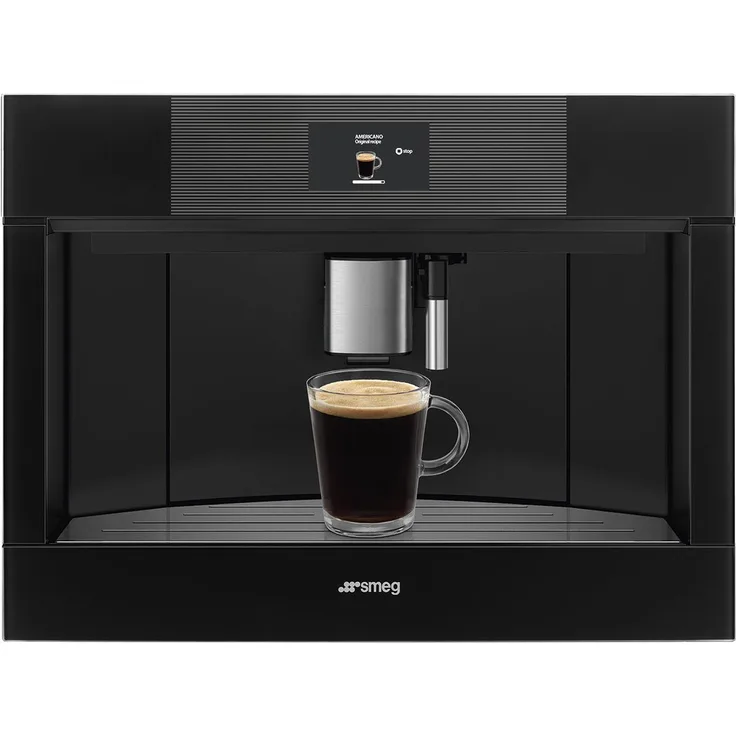 Smeg Einbau-Kaffeevollautomat CMS4104G, Neptune Grey, mit 5 Kaffeestärken, Touch-Bedienung und 2,5 l Wassertank