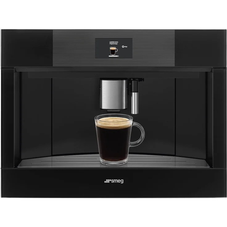 Smeg Einbau-Kaffeevollautomat CMS4104G, Neptune Grey, mit 5 Kaffeestärken, Touch-Bedienung und 2,5 l Wassertank