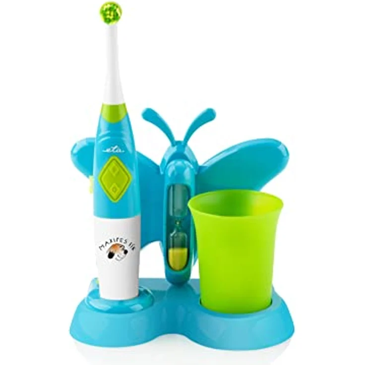 eta Elektrische Kinderzahnbürste Zubnicka, ETA129490070, mit 2 Aufsteckbürsten – Bild 2