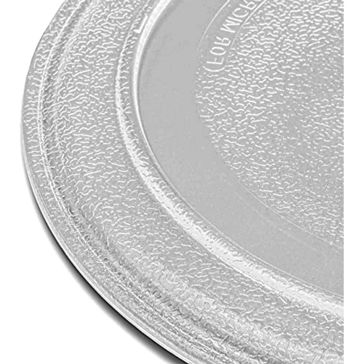 VHBW Mikrowellen-Teller kompatibel mit Caso MG20, BMG20, M20 Gourmet – Drehteller aus Glas, 24,5 cm, silber – Bild 3