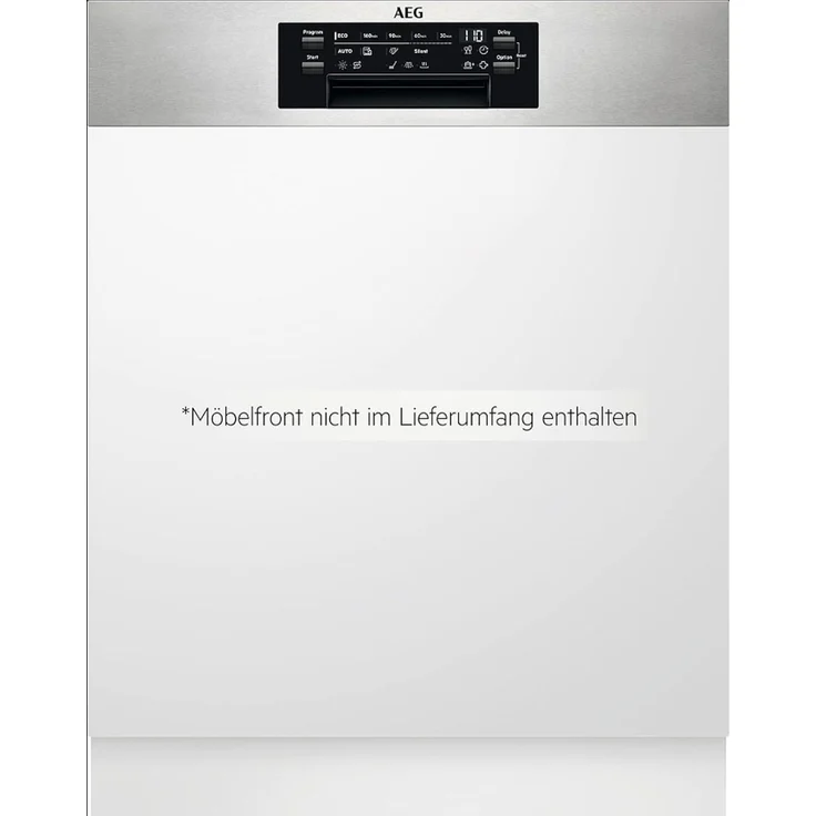 AEG FEE7770APM integrierter Geschirrspüler, 60 cm, 14 Maßgedecke, Energieeffizienzklasse A, mit Besteckschublade und Startzeitvorwahl