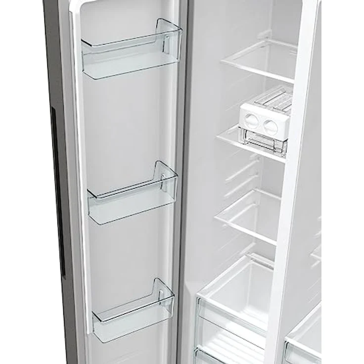 Gorenje NRR 9185 DAXLWD Side by Side Kühl-Gefrierkombination, Made in Europe, EEK D, NoFrostPlus, Inverter-Kompressor, Crisp Zone, ConvertActive Zone, FastFreeze, 178,6 cm, Edelstahl – Bild 5
