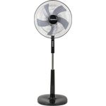 Termozeta Standventilator Airzetta, Ventilator mit 5 aerodynamisch geformten Flügeln, schwarz