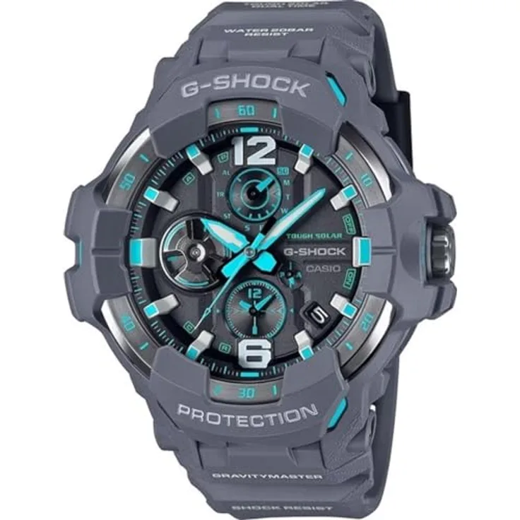 Casio G-Shock Gravity Master, 55 mm Armbanduhr für Herren mit robustem Design und Höhensensor