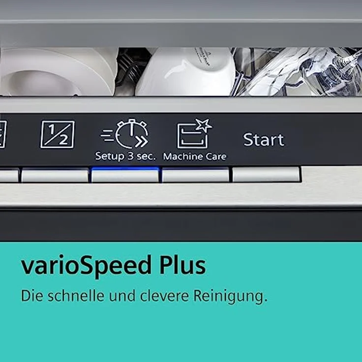 Siemens iQ500, Teilintegrierter Geschirrspüler, 60 cm, Edelstahl, SN55ZS07CE – Bild 5