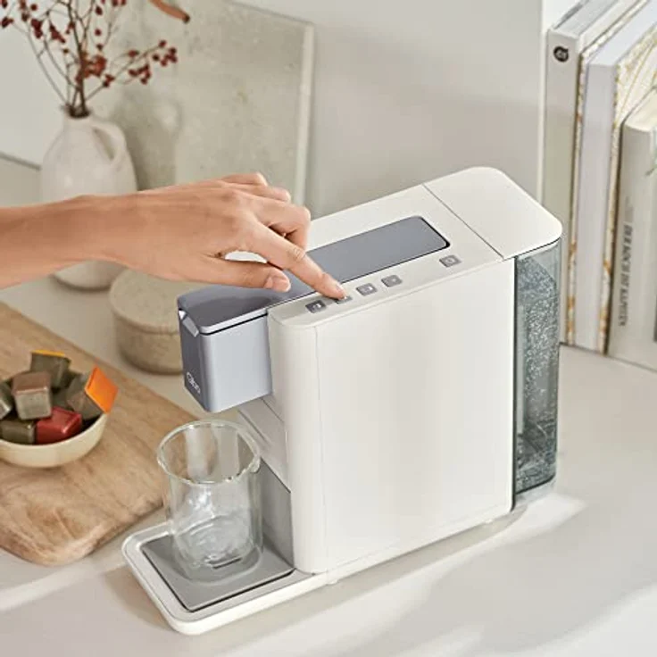 Tchibo Qbo ESSENTIAL Kapselmaschine, Kaffeegenuss auf Knopfdruck, 19 bar Brühdruck, Beige – Bild 7