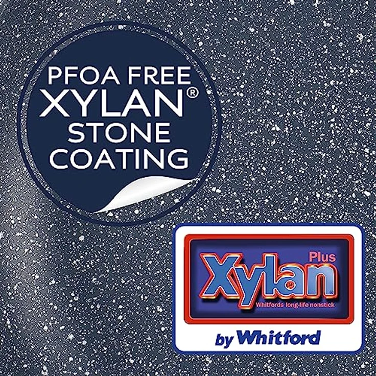 Russell Hobbs RH02818EU7 Nightfall 5-teiliges antihaftbeschichtetes Topfset, Hartglasdeckel, Soft-Touch-Griffe, 16/18/20-cm-Stieltöpfe und 20/24-cm-Suppentöpfe, induktionsgeeignet, Aluminium – Bild 3