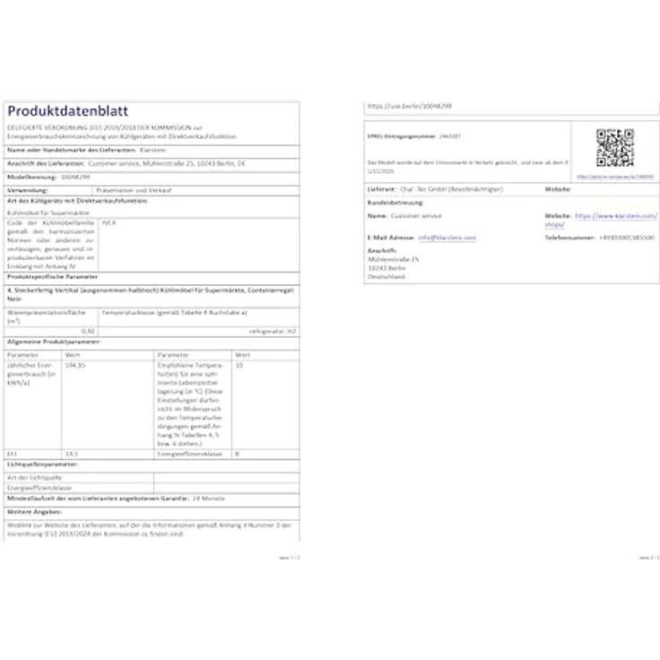 Klarstein GrandCooler 180L, Gastro Getränkekühlschrank mit LED-Innenbeleuchtung, 163.5 cm hoch, 43 cm breit – Bild 8