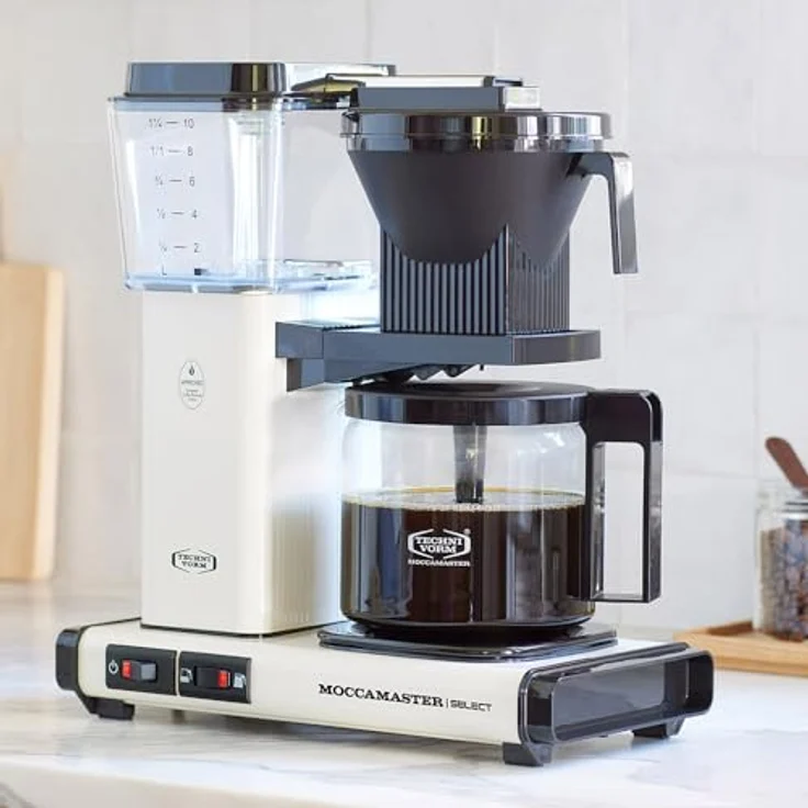 Moccamaster 53974 KBG Select Filterkaffeemaschine, Aluminum, 1.25 liters, Off-White – Bild 6