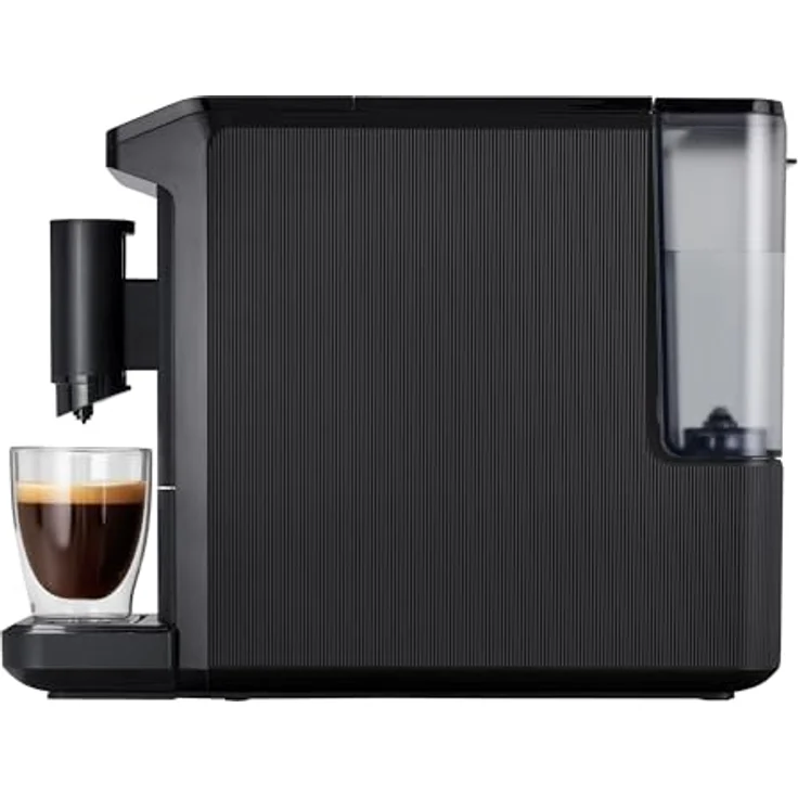 Tchibo Esperto mini, Kaffeevollautomat für Caffè Crema und Espresso, 16cm breit, schwarz, ideal für Küche, Camping und Studentenapartment – Bild 2