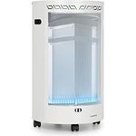 Blumfeldt Heizstrahler, Terrassenheizstrahler mit 360° Fire View, Gasheizungen mit Bodenrollen