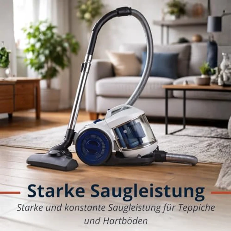 DIRT DEVIL DD2503, Bodenstaubsauger ohne Beutel mit 800W, ideal für Stauballergiker – Bild 3