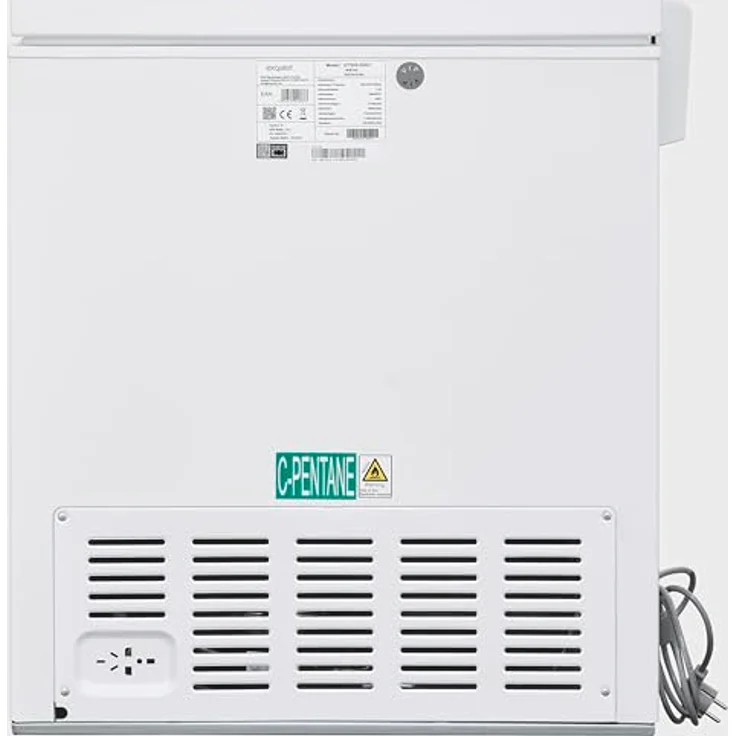 Exquisit Gefriertruhe GT300-050C, 292 Liter, Kühlfunktion, 4-Sterne-Gefrieren, Alarm-Funktion, LED-Display, weiss – Bild 7