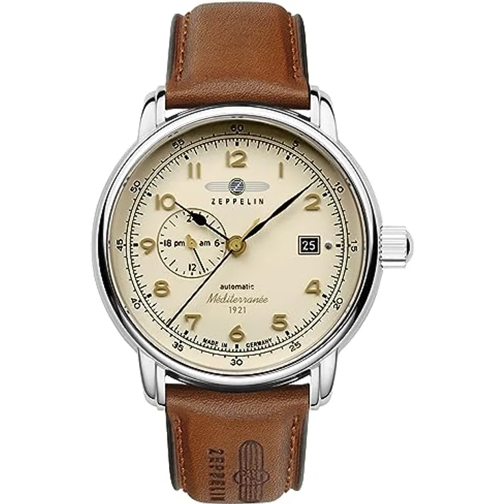 Zeppelin Herrenuhr Automatik 100 Jahre Méditerranée 9668-5
