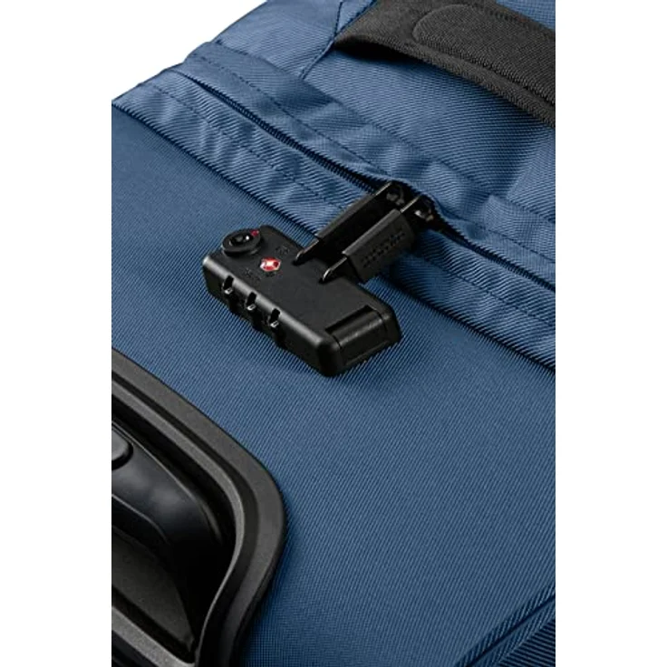 American Tourister Koffer Urban Track, Blau, 84 l, M - Entwickelt für Abenteurer, mit integrierten Rädern, elastischen Kreuzbändern und TSA-Kombination – Bild 5