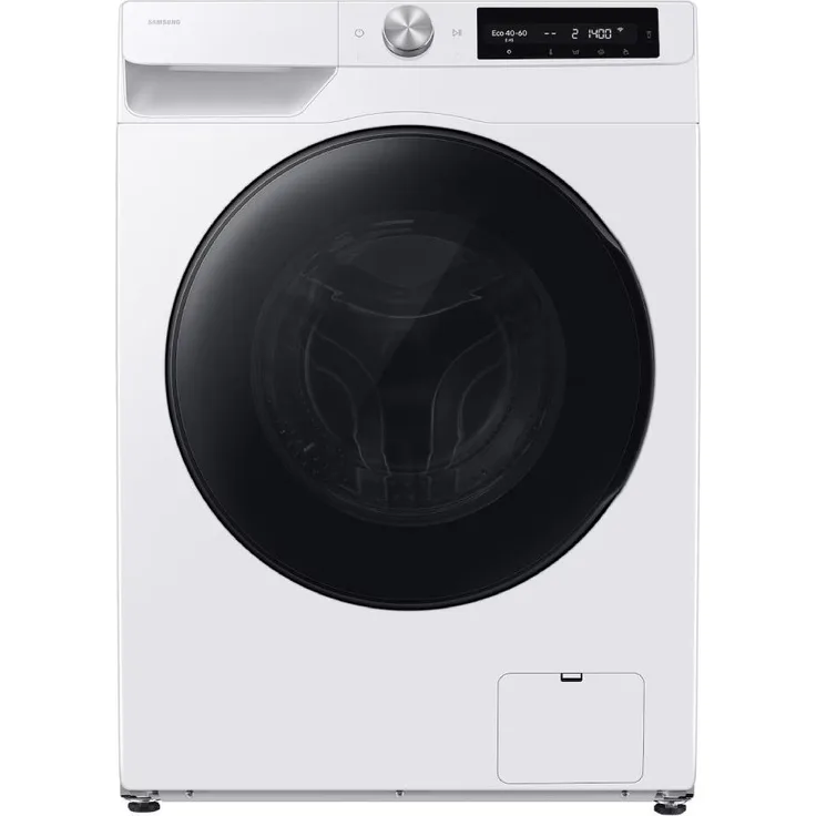 Samsung WD10HG6U94BEU3, Freistehender Waschtrockner in Weiß mit 10 kg Wasch- und 6 kg Trockenkapazität, AI Wash, BubbleSoak, Vibration Reduction Technology