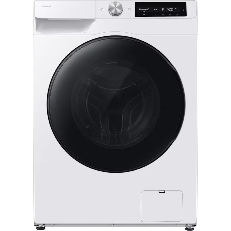 Samsung WD10HG6U94BEU3, Freistehender Waschtrockner in Weiß mit 10 kg Wasch- und 6 kg Trockenkapazität, AI Wash, BubbleSoak, Vibration Reduction Technology
