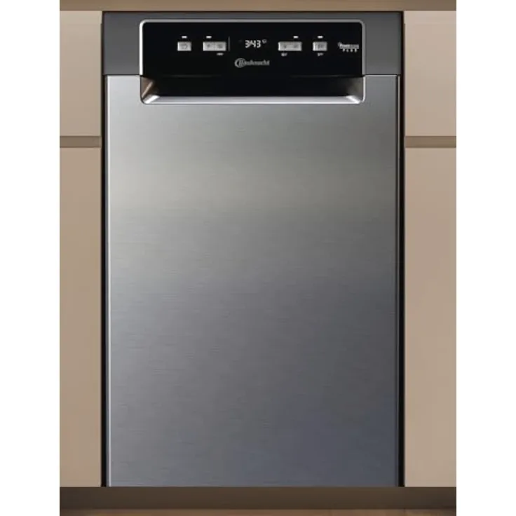 BAUKNECHT BK6UC11BS7A0X, Unterbau-Geschirrspüler mit 41 dB (A), 448 mm breit, PowerClean und ActiveDry