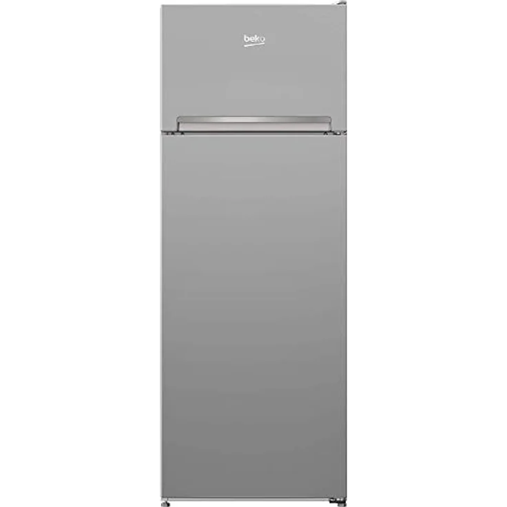 Beko RDSA240K40SN freistehende Kühl-/Gefrierkombination, 223 l Nettovolumen, 177 l Kühlen, 46 l Gefrieren, MinFrost, automatische Abtauung, Silber – Bild 1