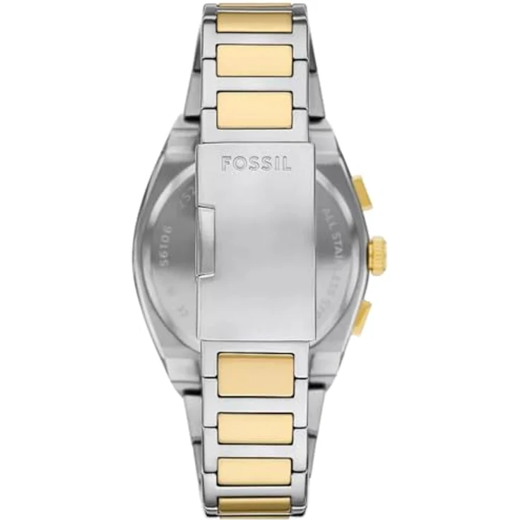 Fossil FS6106, Herren Analog Quarz Uhr mit grünem Zifferblatt, Edelstahlarmband und 50m wasserdicht – Bild 3