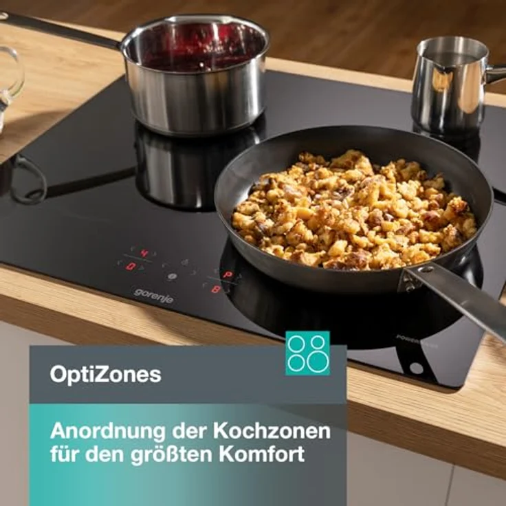 GORENJE Induktions-Kochfeld GI621FMC, 60 cm mit PowerBoost, BridgeZone und OptiZones, schwarz – Bild 11