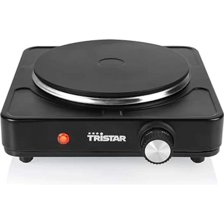 Tristar Tragbare Kochplatte Einflammig - 18,5 cm Durchmesser - Einstellbarer Thermostat - 1.500 W - KP-6151 – Bild 2
