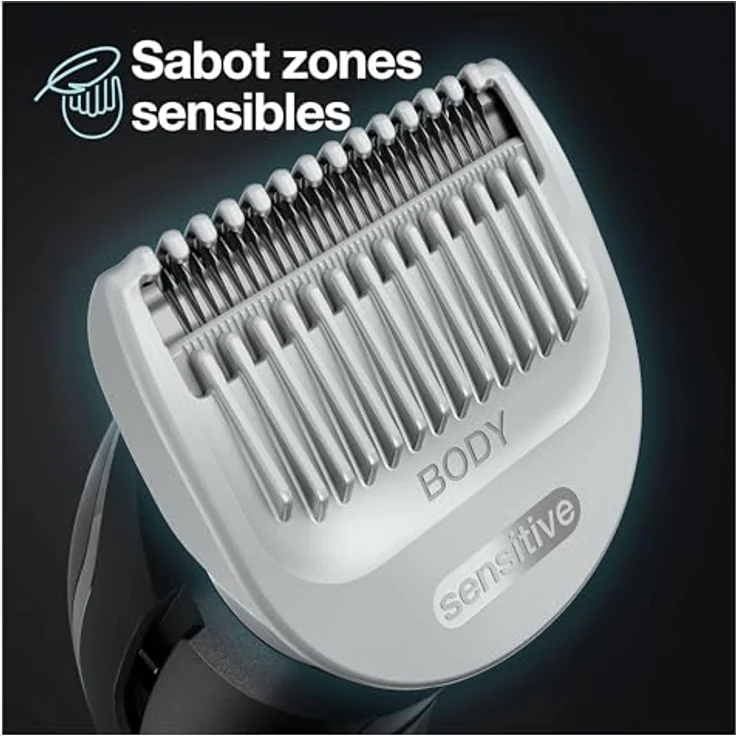 Braun Series 3 Bodygroomer / Intimrasierer Mann, Körperpflege- und Haarentfernung für Herren, für Brust, Achseln, Kammaufsätze 1 / 3 mm, abwaschbar, 80 Min. Laufzeit, Geschenk Mann, BG3340 – Bild 4