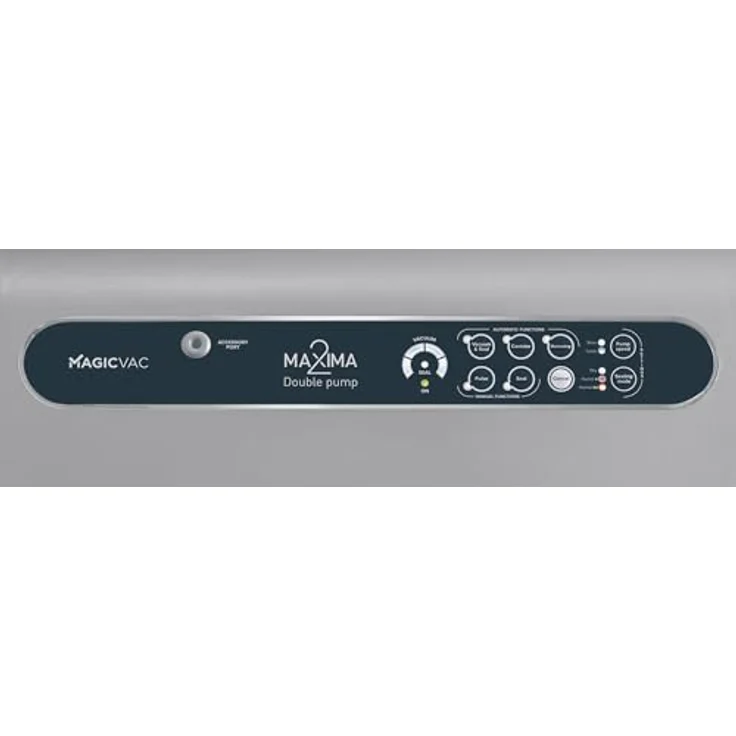 Magic Vac Maxima 2 Vakuumiergerät und Folienschweißgerät für Lebensmittel, 130Watt, 230V Grau – Bild 5