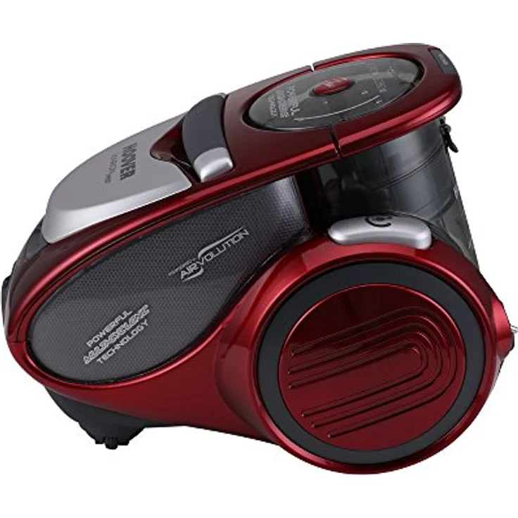 Hoover XP 25 XARION PRO XP81 XP25 ALLERGY CARE Bodenstaubsauger beutellos, 1.5 liters, Rot-Grau – Bild 3
