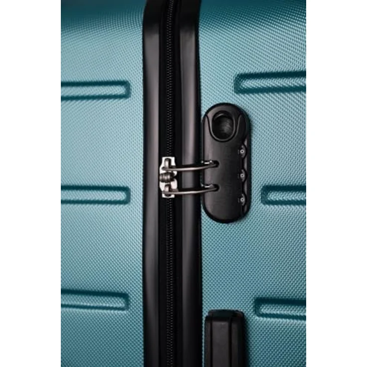 Nowi Bergamo 4 Rollen Kabinentrolley 56 cm, (37.40 l, S) in stilvollem Design, schwarz – Bild 5