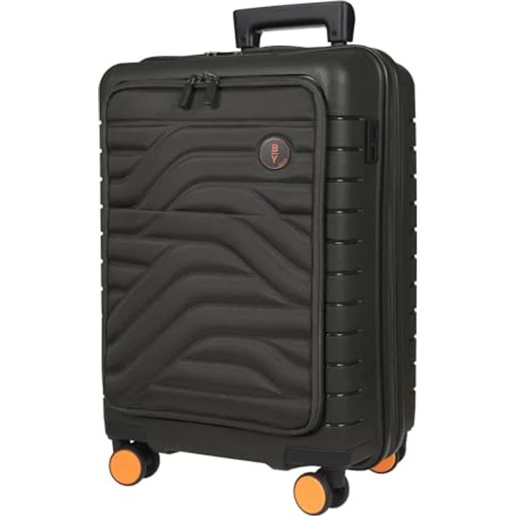 Bric's Ulisse Cabin Trolley Expandable 39 L, 37 x 55 x 24 cm, aus leichtem und widerstandsfähigem Material, Olive – Bild 5
